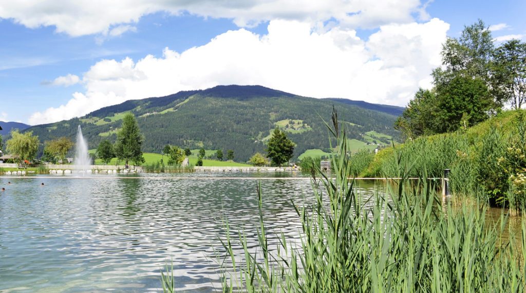 Unsere Ferienwohnung in Flachau liegt in der Nähe des Badesees